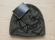 Arc'teryx Bird Head Toque Beanie Dark Grey Orca Merino Wool Hat NWT