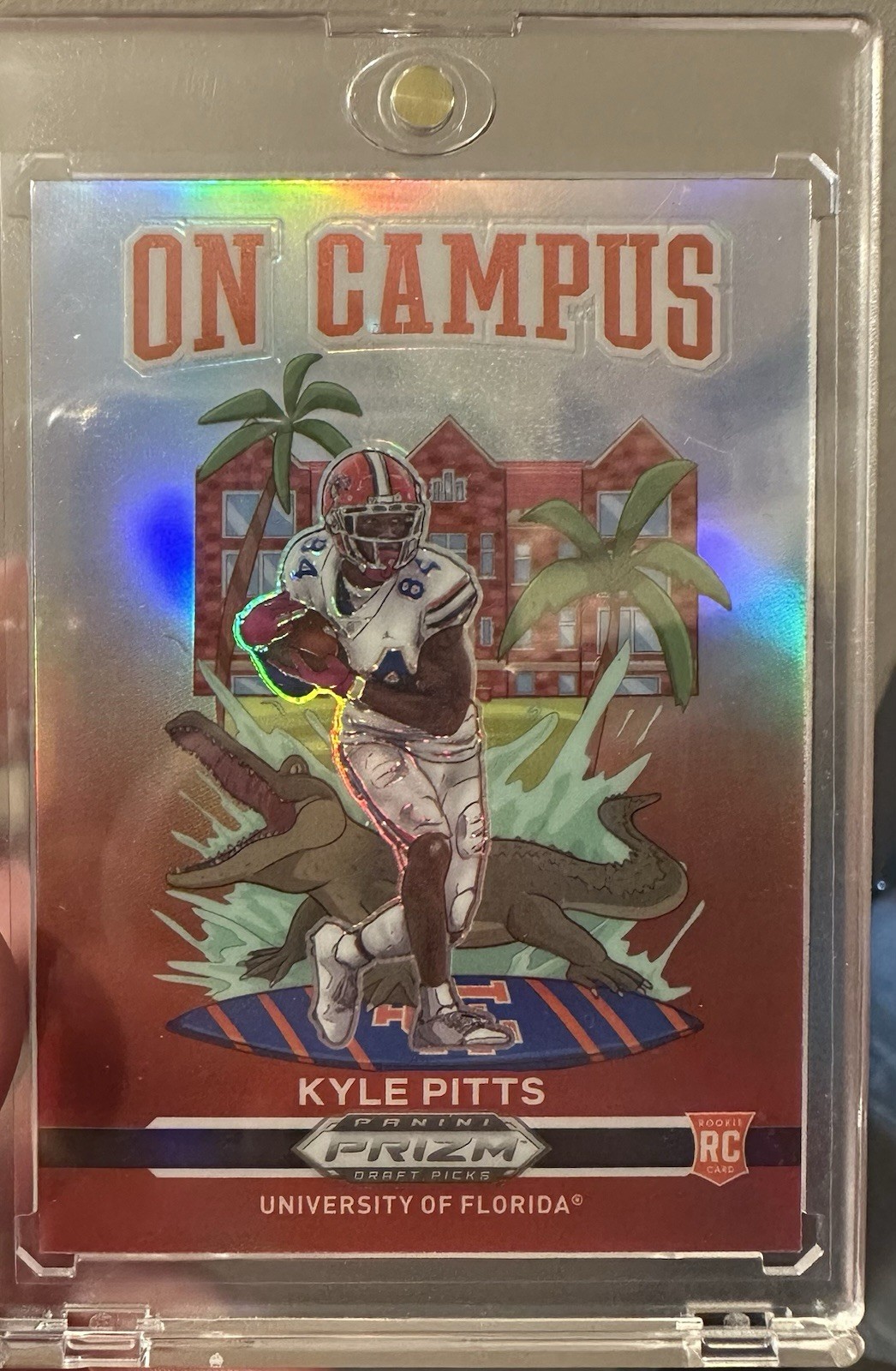 2021 Panini Prizm Draft Picks On Campus Kyle Pitts Rookie Card RC Case Hit