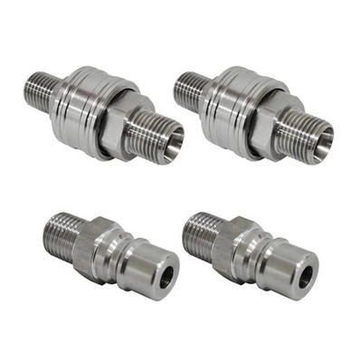 M16-M14 Hydraulic Attachment Fittings Quick Connect Adapters For Mini Excavator