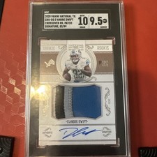 2020 Panini National Tr. CRS-DS D’Andre Swift Crossover RK. Patch Signature83/99