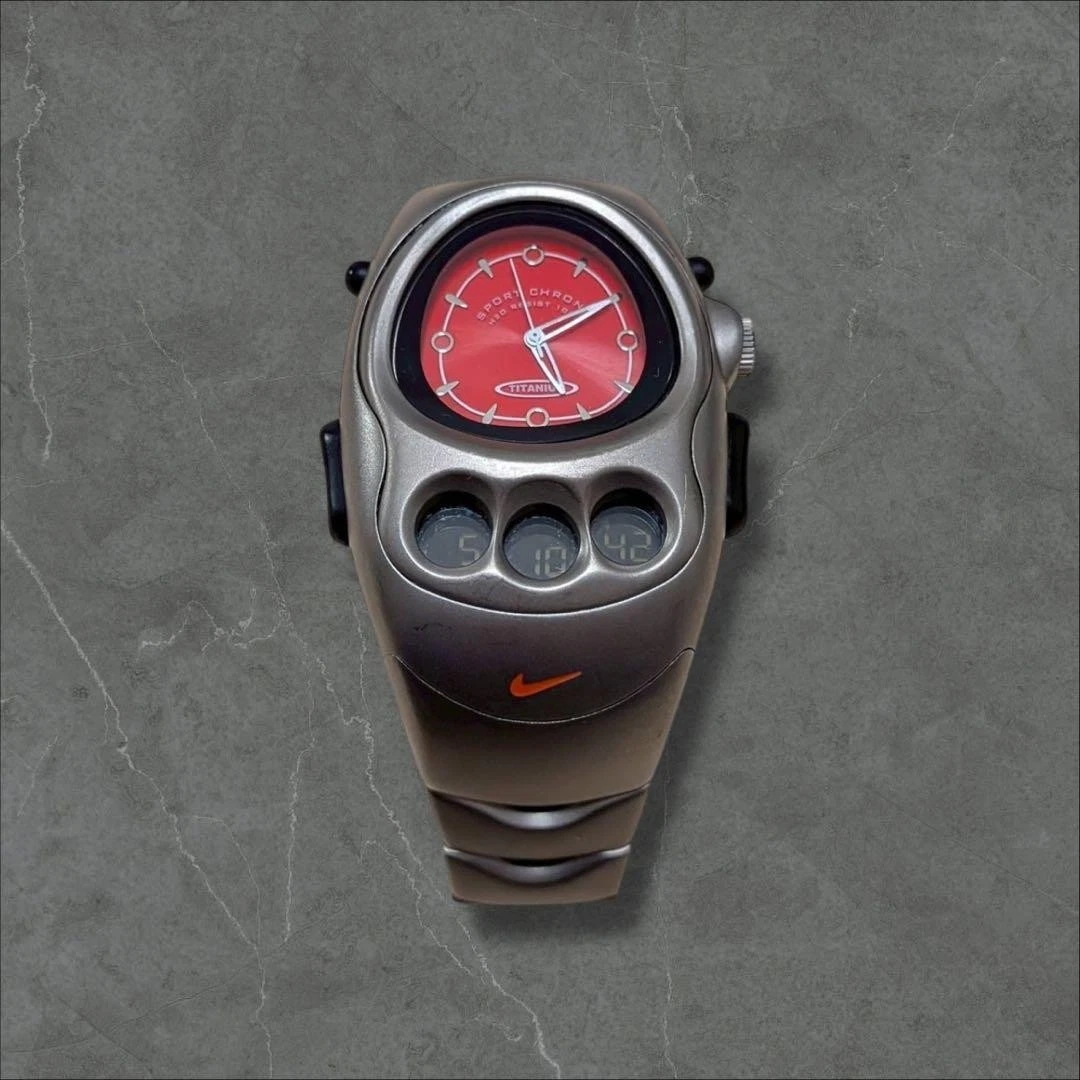 【SALE】NIKE gsx titanium 時計 00s y2k 動作品 Nike Titanium Case Wristwatches for sale | eBay