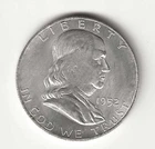 USA  1952 FRANKLIN SILVER HALF DOLLAR  EXTREMELY FINE