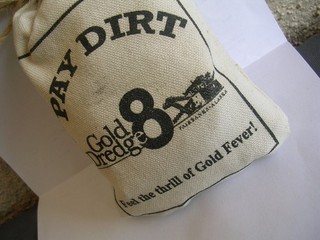 Dredge 8 Gold Mine Pay Dirt Canvas Bag unsearched