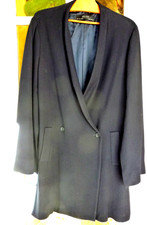 MANTEAU/VESTE PRINTEMPS FEMMEMARQUE ZARA  BLEU MARINE TAILLE L - NEUF