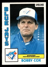 Bobby Cox 1984 O-Pee-Chee #202 Toronto Blue Jays Vintage Baseball *191