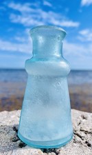 Rare! Nice! Antique 1800s Aqua Bixby Shoe Polish Bottle Crude