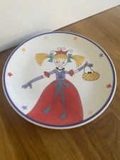 Princess Ballerina And Stars Painted Whittard Of Chelsea Plate