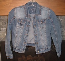 Cute GIRLS Medium JEAN JACKET Revolution by Revolt - great cond! (5-8 yr olds?)