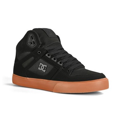 DC Pure High Top WC Skateschuhe - Black/Gum