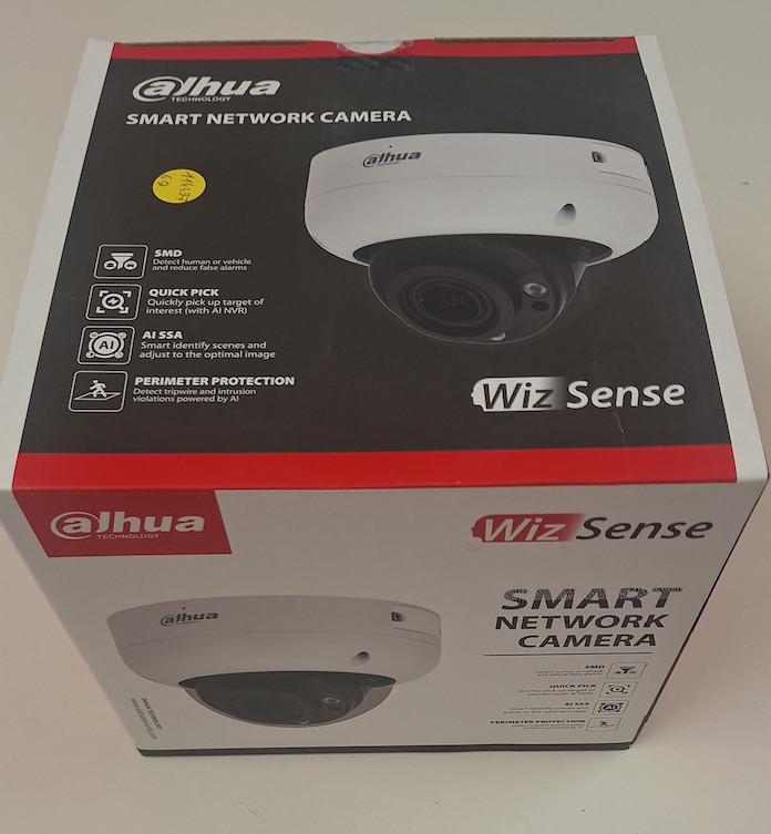 Caméra IP Dahua IPC-HDBW3441R-ZS-S2 dôme 4MP zoom motorisé et détection intelligente blanche