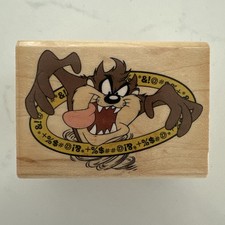 1 3/4" x 2 1/4" Rubber Stamp - Tazmanian Devil