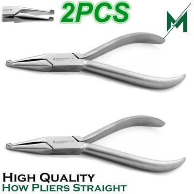 Dental Howe Plier Orthodontic Straight Utility Arch Wire Holding Pinching Bands