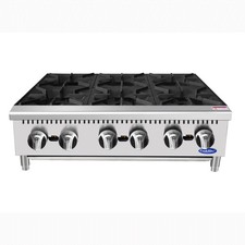 Atosa ACHP-6 CookRite 36" Six Burner Gas Countertop Hot Plate