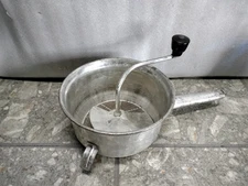 Vintage Foley MFG Co Food Mill No 101 Minn 7.25" Diameter Galvanized Steel