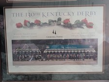 Hockensmith Signed Framed Kentucky Derby Limited Edition Art Print 2004
