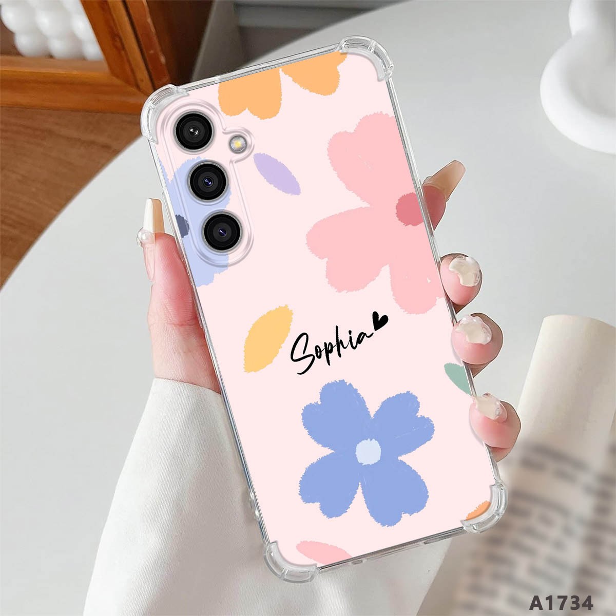 Custom Elegant Flower Phone Case for Samsung Galaxy