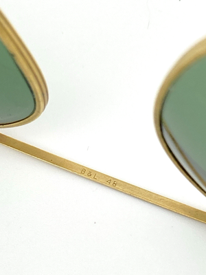 Bausch Lomb Ray Ban Ray Lite Clip On Sunglasses BL 48 Gold  display picture 1
