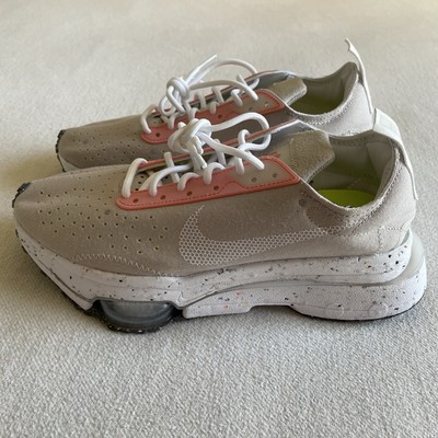 Nike Air Zoom Type Crater Women Size 7.5 Running Training Shoe Cream Orange