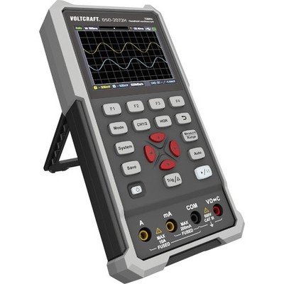 VOLTCRAFT DSO-2072H Hand-Oszilloskop  70 MHz 2-Kanal 250 MSa/s 8 kpts 8 Bit H...