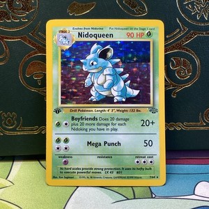 nidoqueen pokemon card value 1st Edition Queen Press During your opponents next turn 2000 Nintendo Pokemon Gym Challenge