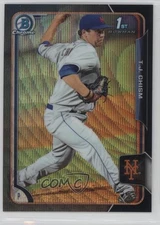 2015 Bowman Chrome Prospects Asia Exclusive Black Wave Refractor TJ Chism #BCP77