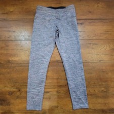 Tuff Athletics Womens Small Leggings 25" Yoga Pants Athleisure Workout Pink Gray