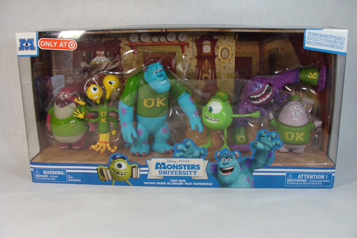 Disney Pixar Monster Inc. University Frat Pack, Target Exclusive