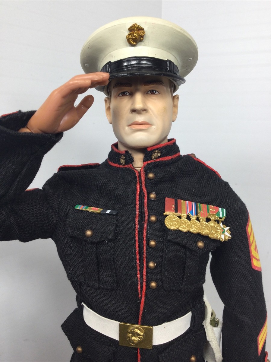 gunnery sergeant dress blues MARINE CORPS MASTER GUNNERY SGT SHOULDER PATCHES DRESS BLUES UNIFORM C   Clay's Military