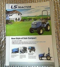 Factory  Dealership Spec Brochure LS Tractor J Series Sub Compact