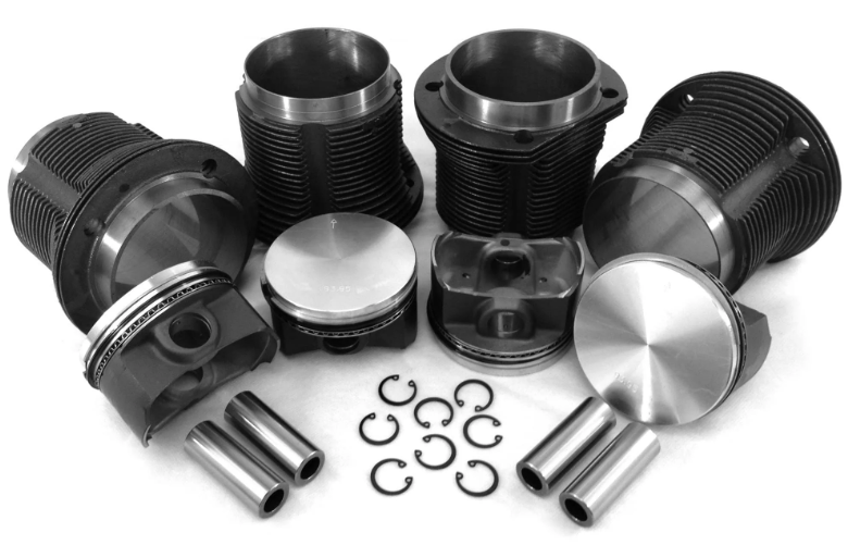 1776cc Aircooled Vw Engine Rebuild Kit, Top End GTV2 Heads And
