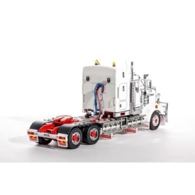 504-005 1/32 ケンワース T909 PRIME MOVER ホワイト Kenworth T909 Prime Mover with Aero Kit - White/Red | DiecastMatt