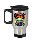Chicago BEARS Fan Gift Cute Yoda BEARS Coffee Travel Mug Christmas Gift