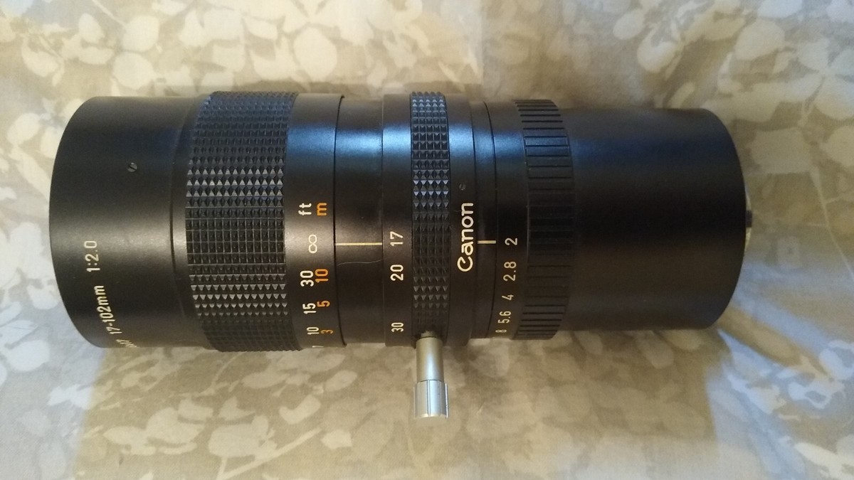 Canon TV Zoom Lens V6x17 F2 17-102mm Cmount bmpcc raspberry pi