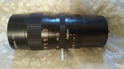 Canon TV Zoom Lens V6x17 F2 17-102mm Cmount bmpcc raspberry pi