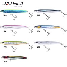 ARTIFICIALE PESCA POPPING TONNO ROSSO JATSUI ALYS 135 MM 53 GR ARMATURA PASSANTE