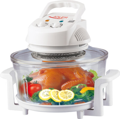 Forno Alogeno ad Aria Ventilato 12 litri 1400watt senza olio A CONVENZIONE  TIMER | eBay