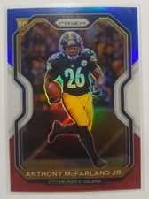 2020 Prizm Anthony McFarland Jr. Red White Blue RC Prizm #393 Steelers