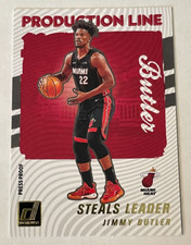 2021-22 Panini Donruss Jimmy Butler Production Line #4 Steals PRESS PROOF Gold