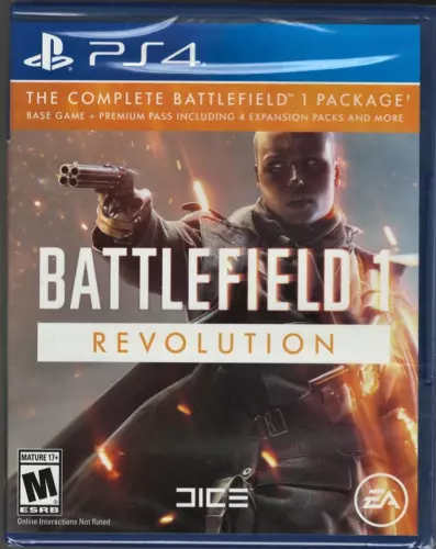 Battlefield 1 Revolution Edition PS4 (Brand New Factory Sealed US Version) PlayS