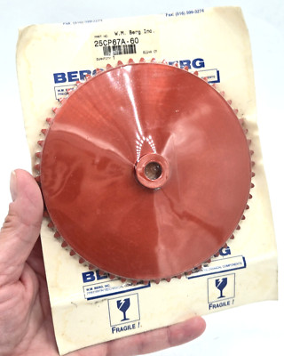 *Sealed* W. M. Berg 25CP67A-60 Flex-E-Pitch 60-teeth 3/8'' Bore for 25CCF Series