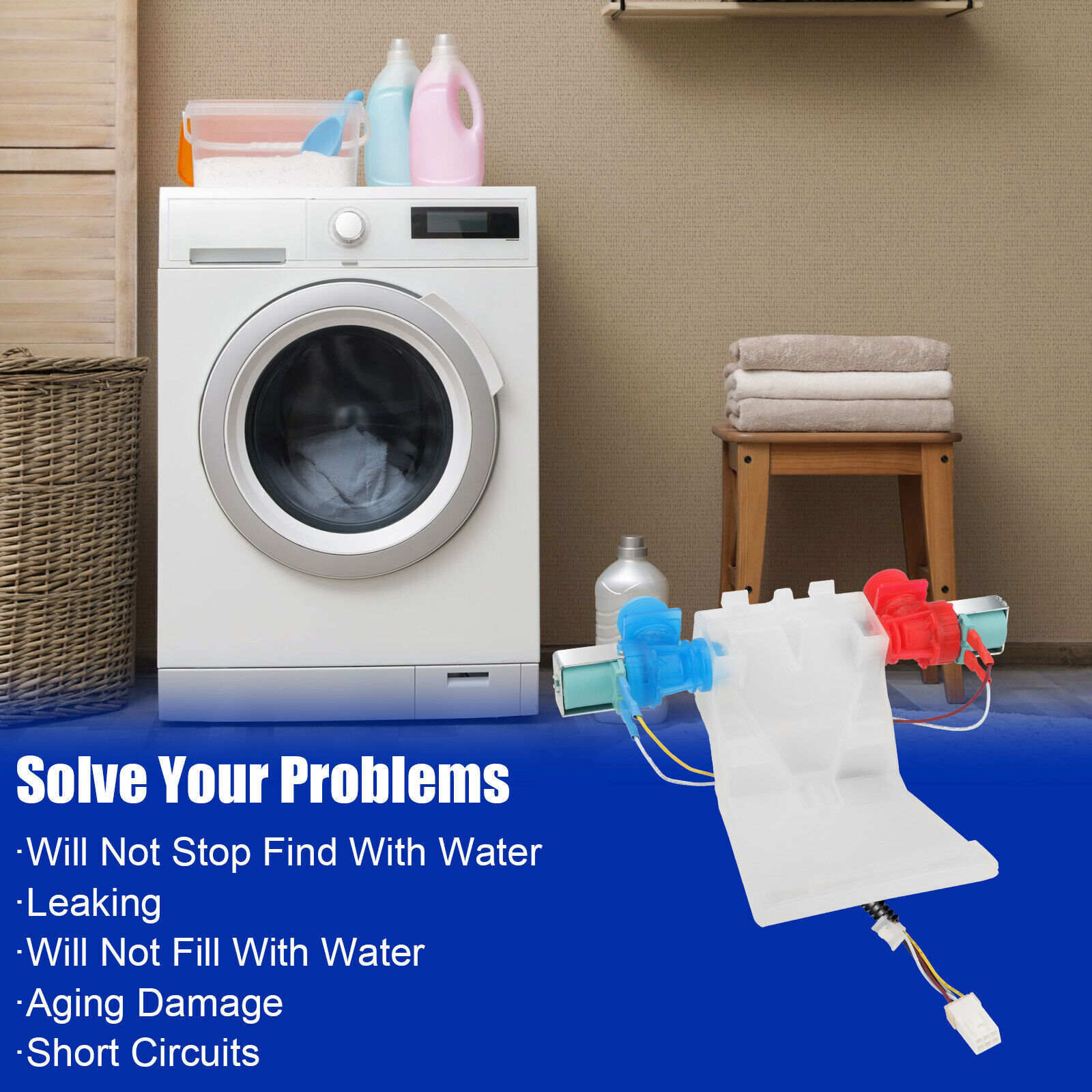 Valvula Electronica Agua Caliente Para Lavadora Whirlpool - Where To Buy At The Best Price In - Foto 5