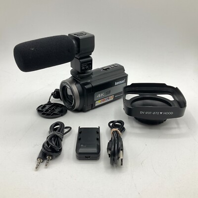 DIGITAL CAMERA HDV-544KM 本体 4K Kenuo HDV-544KM 4K Digital Video Camera with Microphone Hood