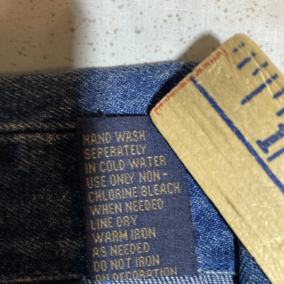 New Direction Women's Vintage Embroidered floral Denim button front Jacket - Image 4 of 4