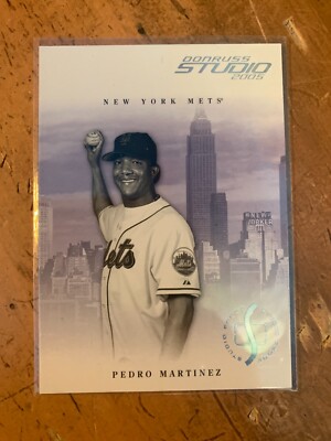 2005 Donruss Studio Proofs (Ser #'d/100) - #185 Pedro Martinez