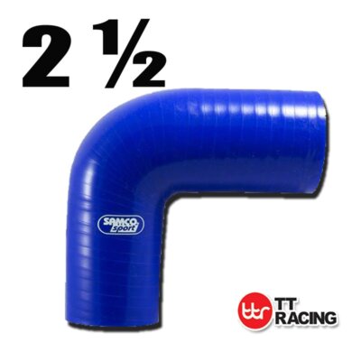 Silicone Turbo Pipe BOV  90 Degree BOV Radiator Elbow Hose 63mm 2.48'' 3-ply