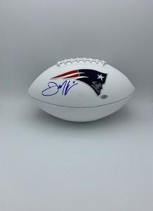 edelman signed football