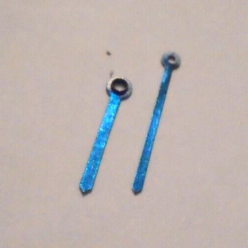 HAMILTON 10 SIZE BLUE BATON HANDS HEAVY HOUR+MINUTE NOS  --BB-1416