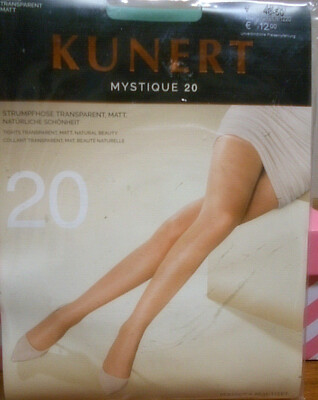 Kunert Mystique 20 DEN Strumpfhose Größe 38-40 Farbe LIGHT-GREEN NEU 