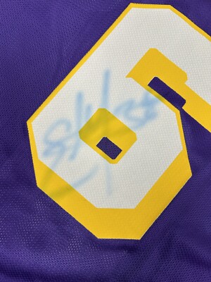 Vintage Los Angeles Lakers Eddie Jones #6 Size 44 Large Champion