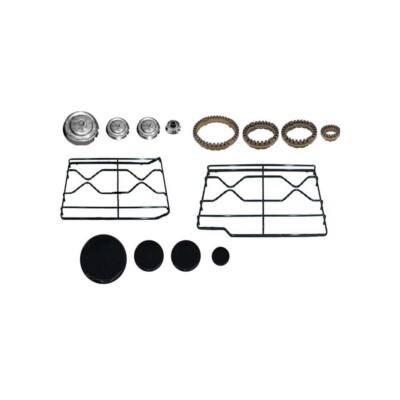 Ricambi Fornelli Set 4 Bruciatori Per Cucina Con Piattelli Spartifiamma - Tripla Corona, Grande, Medio E Piccolo - Ricambi Non Originali Bruciatori Cucina Ricambi - Foto 5